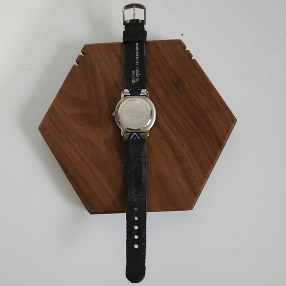Modern English Ndebele wristwatch watch new battery woven band - Picture 5 of 6